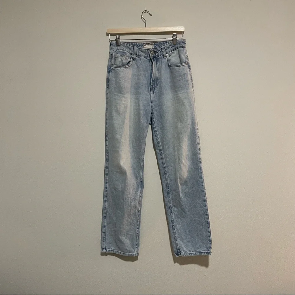 We the Free Free People Light Blue Pacifica Straight Leg Jeans, Size 27 - Picture 2 of 5